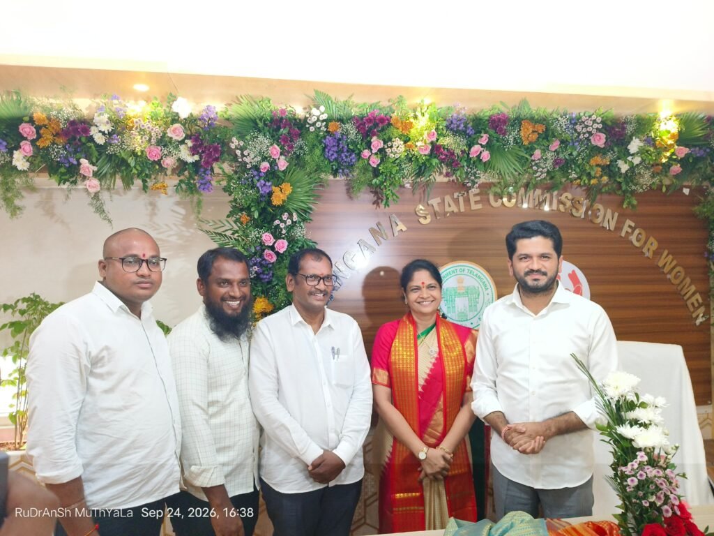 తెలంగాణ మహిళా కమిషన్ చైర్‌పర్సన్‌గా బాధ్యతలు చేపట్టిన నేరెళ్ల శారదకు శుభాకాంక్షల వెల్లువ